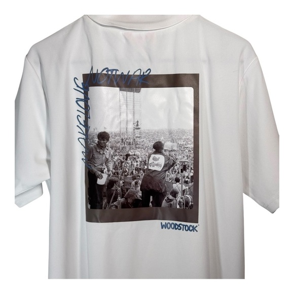 Beams Golf Woodstock Collab Polo in White NWT - Picture 7 of 9